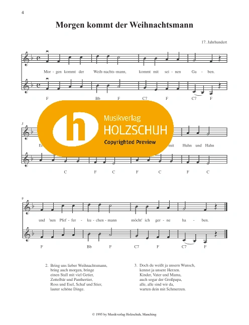 Morgen kommt der Weihnachtsmann